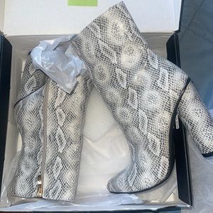 booties! BRAND NEW!!! beautiful snake design.
